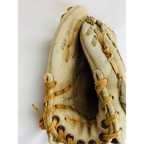Vintage Ted Williams Model 400 Leather Baseball Glove Japan 16199 Sears - Picture 4 of 10